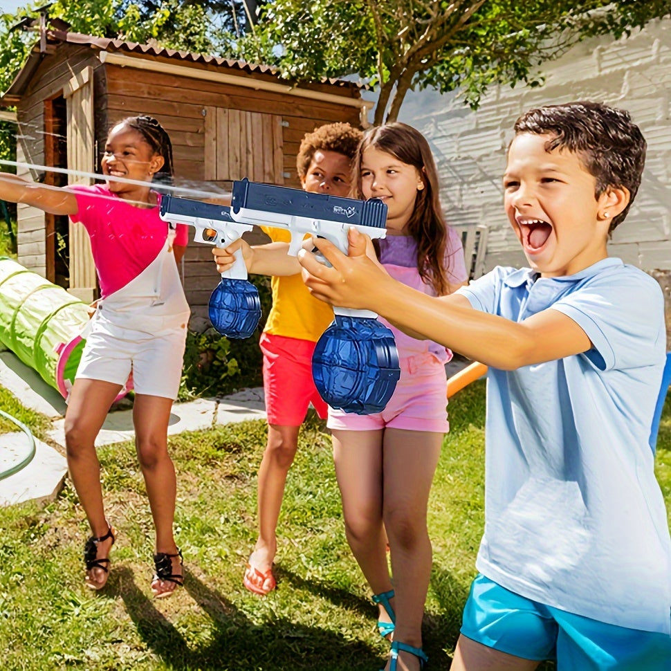 M1911 Glock Electric Water Gun - High-Quality Rechargeable Kids Toy with Large Water Capacity for Summer Games and Fun