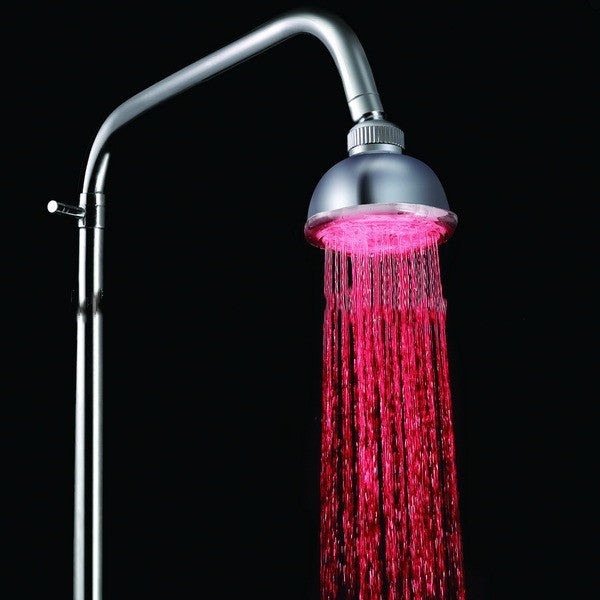 Romantic LED Shower Head Pressurized Water Saving Adjustable