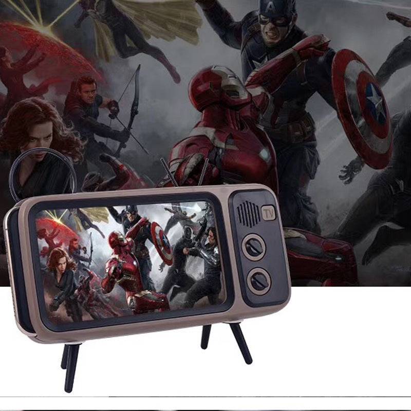 Retro TV mini portable audio