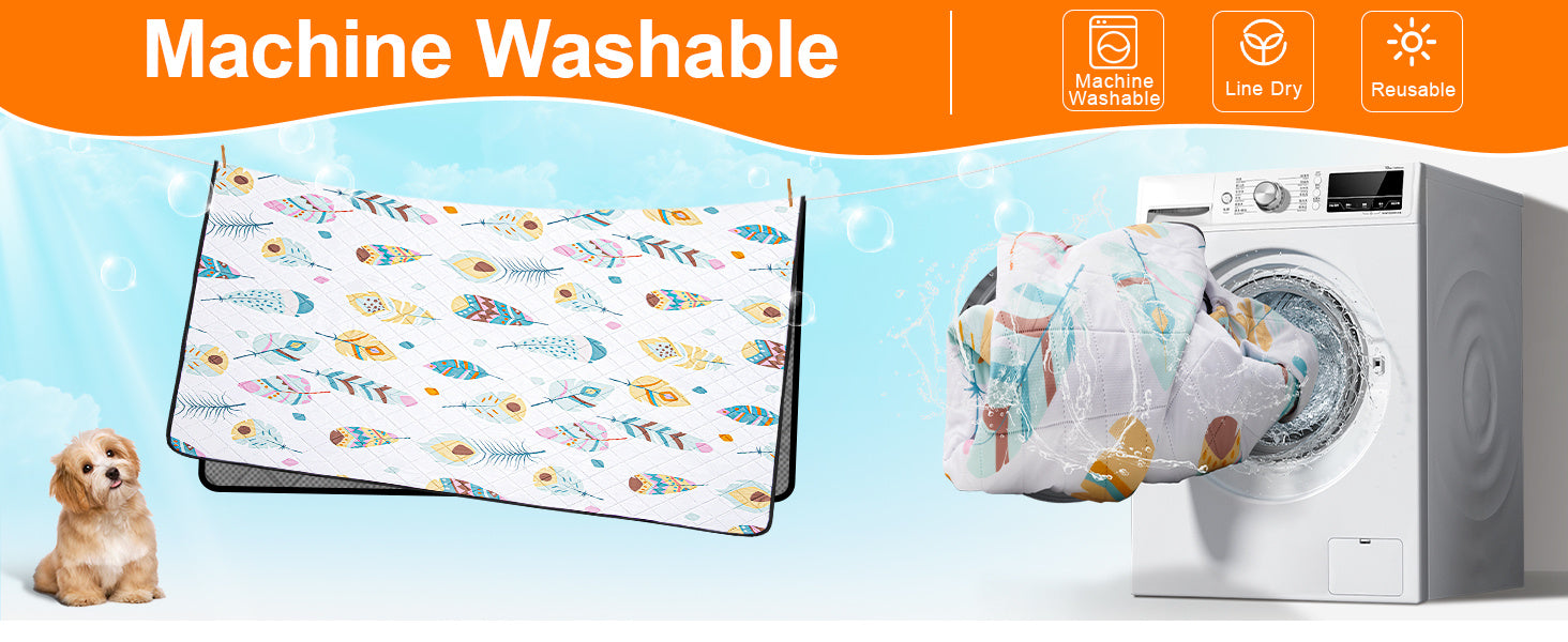 Washable Pee Pads For Dogs, 2 Pack