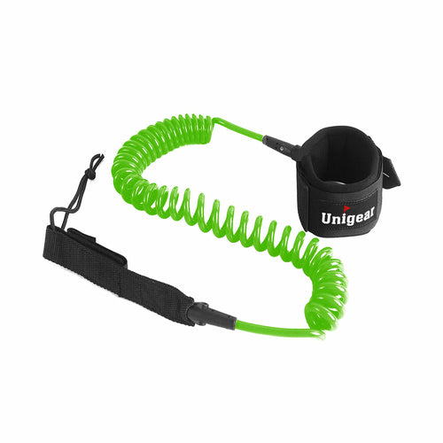 Coiled SUP Leash 10 feet with Waterproof Pouch