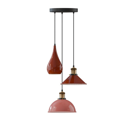 3 Head Pendant Light Metal Hanging Ceiling Light Fixture ~3515