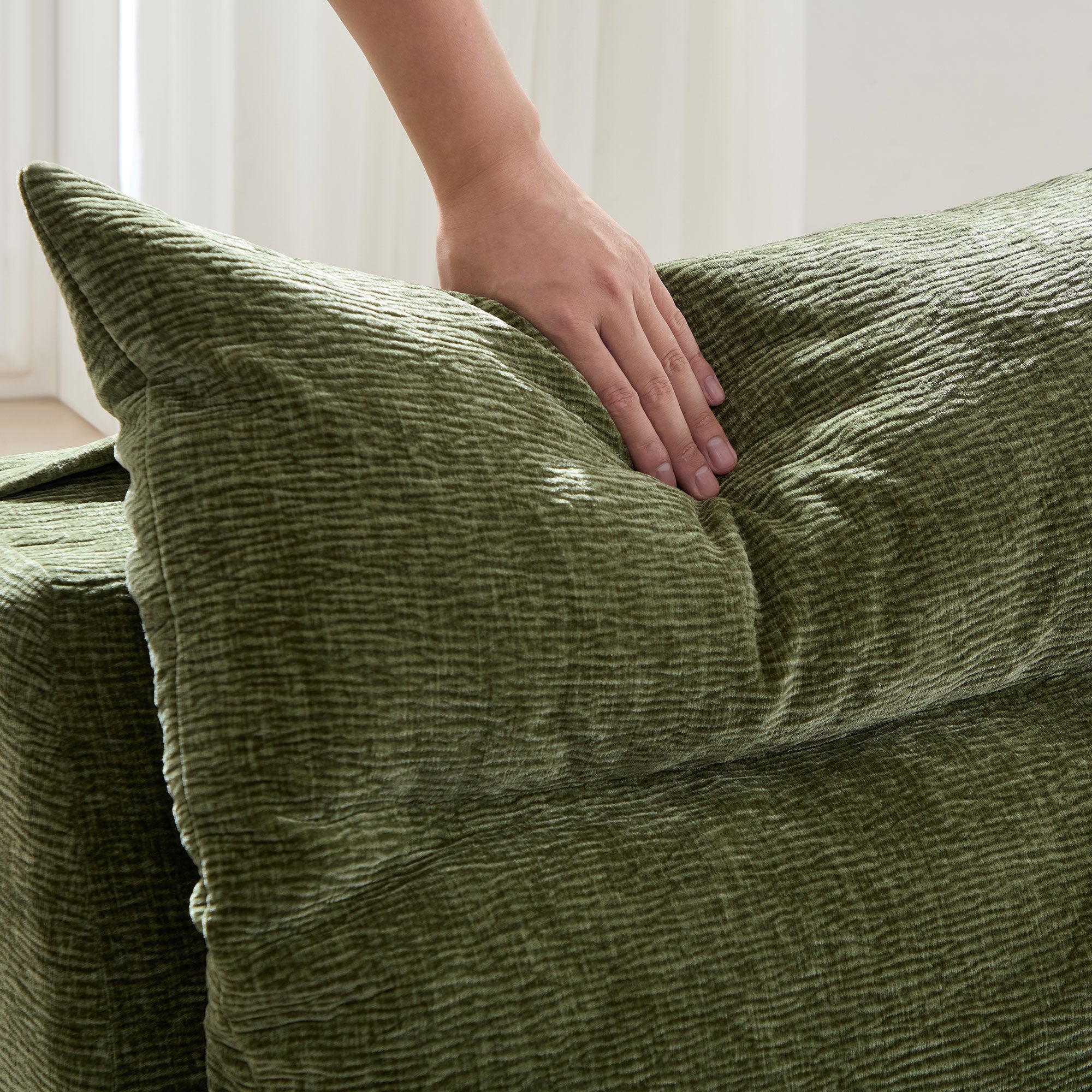 Accent Armless Chair Lazy Floor Seating, Single Sofa Lounger Leisure