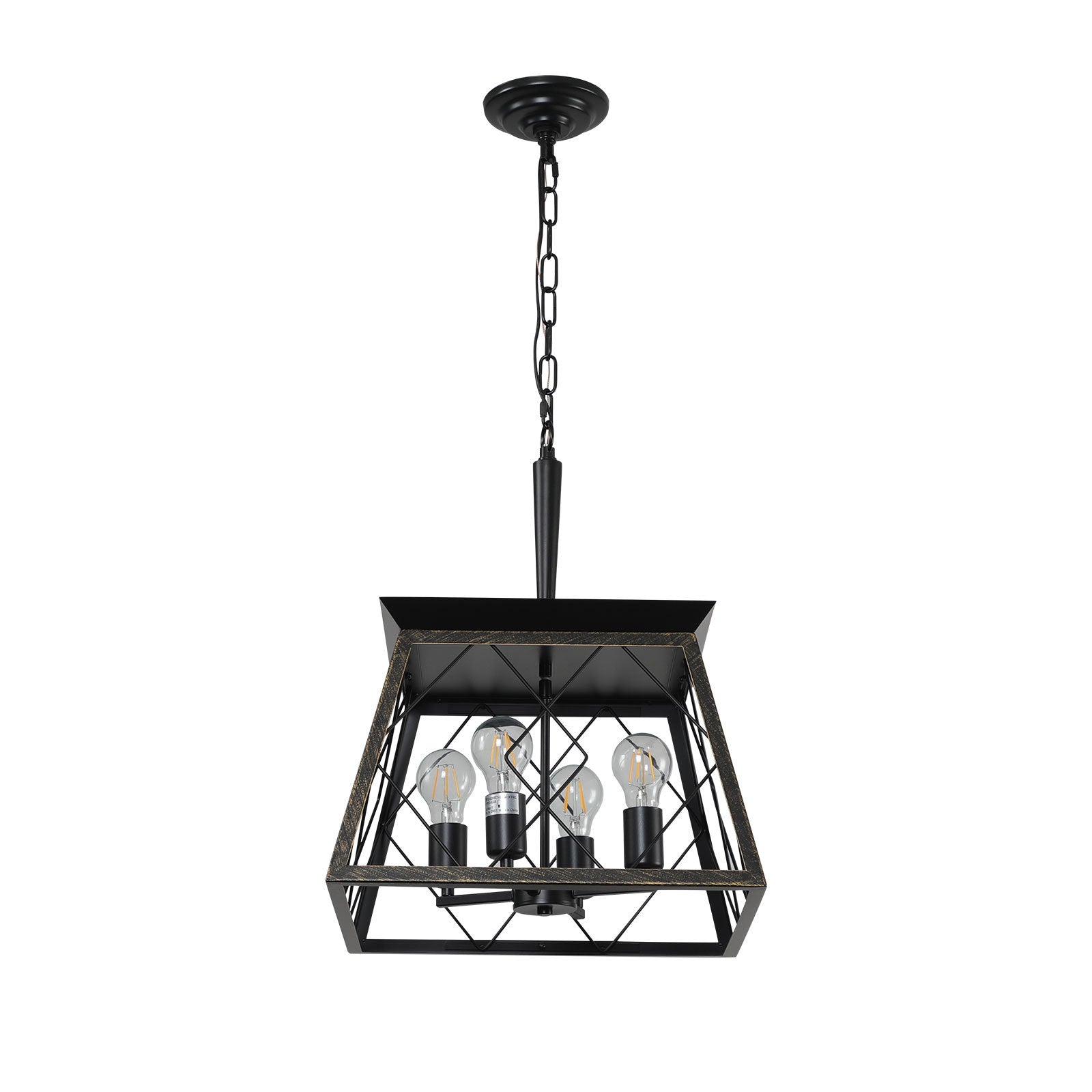 Farmhouse Chandelier 4-Light Vintage Antique Chandeliers Light Fixture