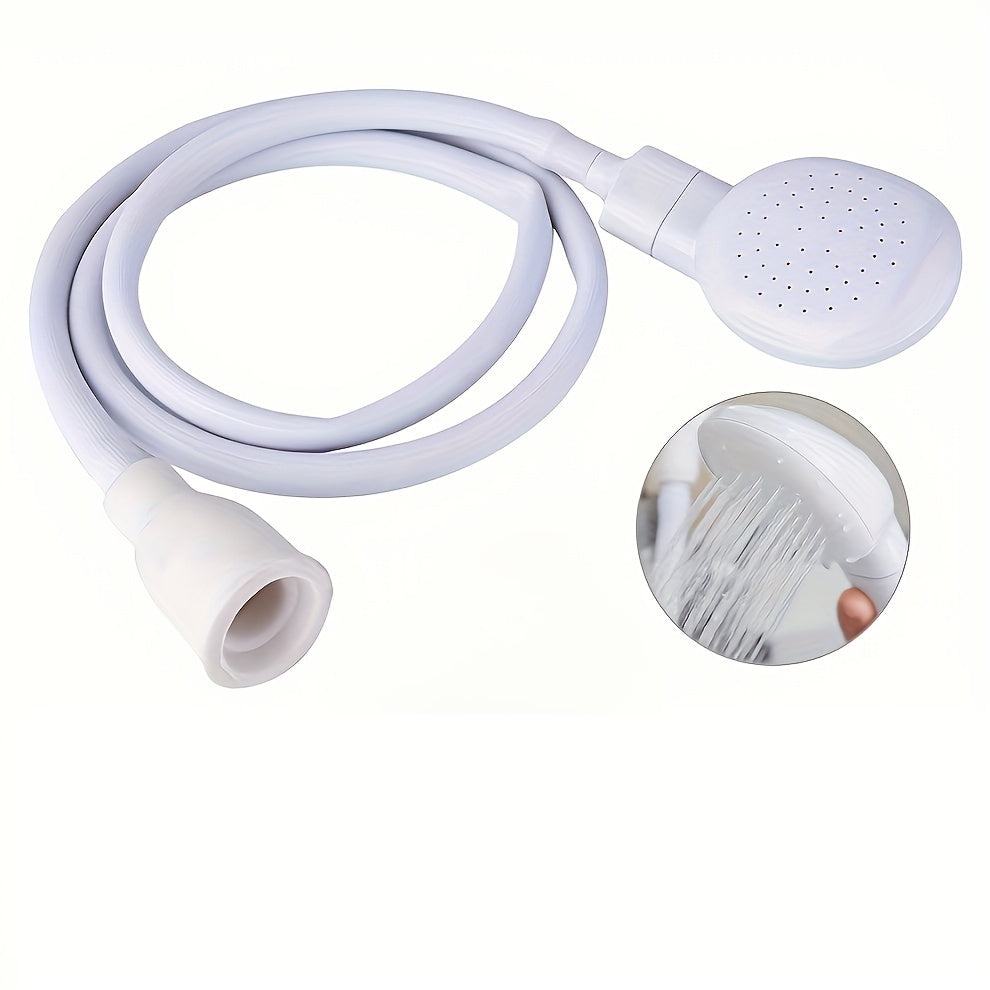 1pc Quick-Connect Portable Shower Head Attachment - Effortless Hair Washer & Pet Groomer - Durable Multifunctional Spray Nozzle for Sink Faucets - Easy Indoor/Outdoor Use