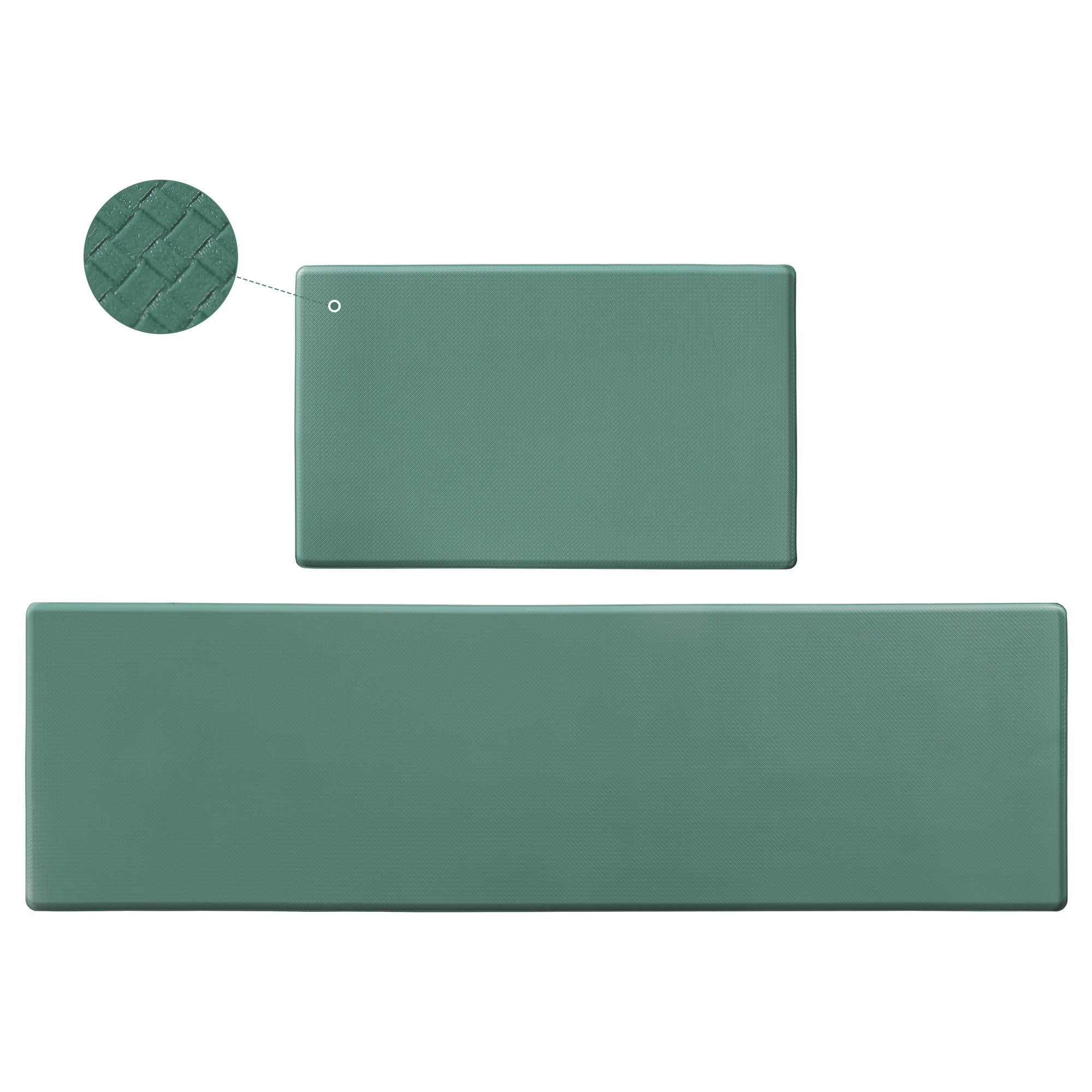 Kitchen Floor Mat Two-piece Set Of Non-slip, Waterproof And Easy To Sc