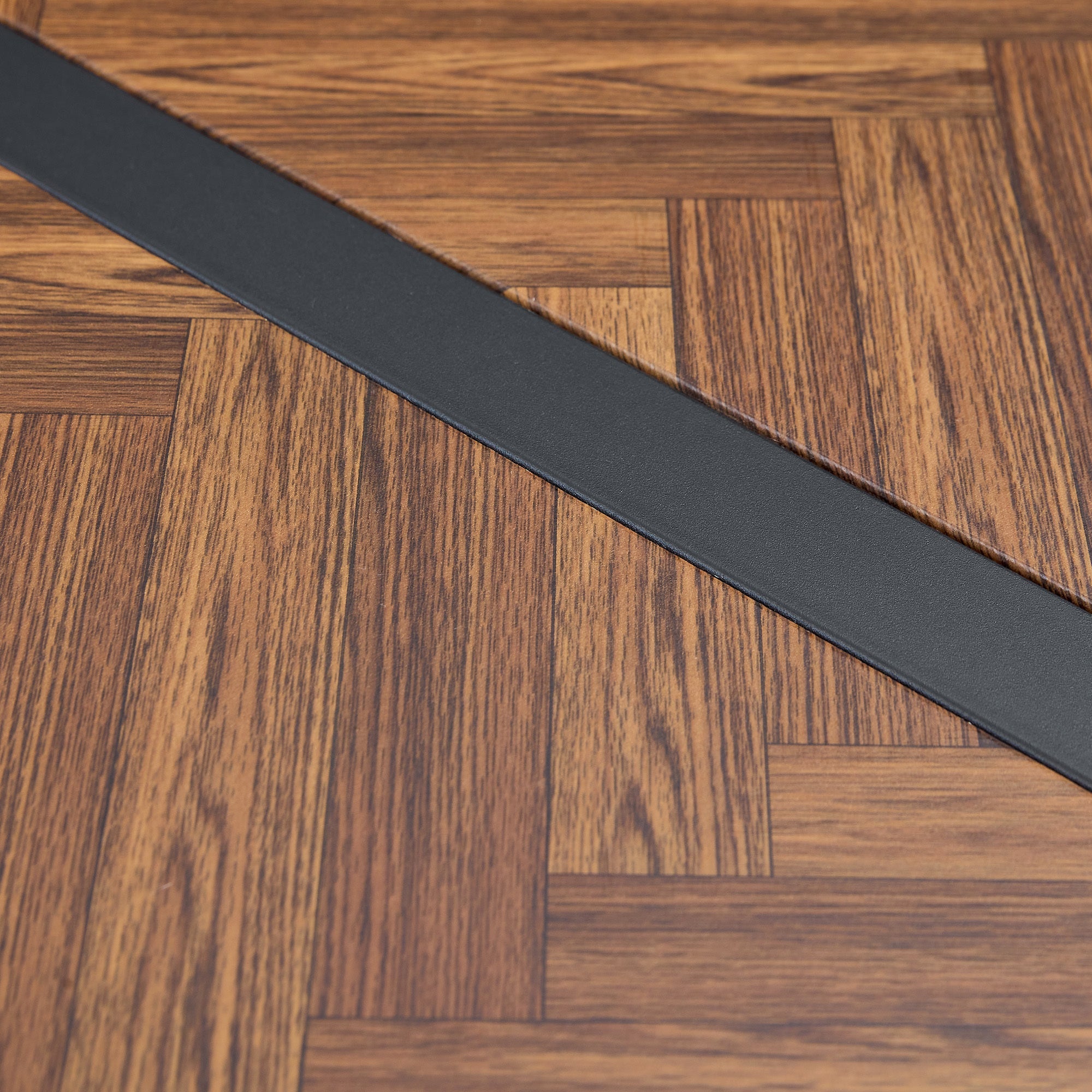 A minimalist retro rectangular dining table with a specially textured
