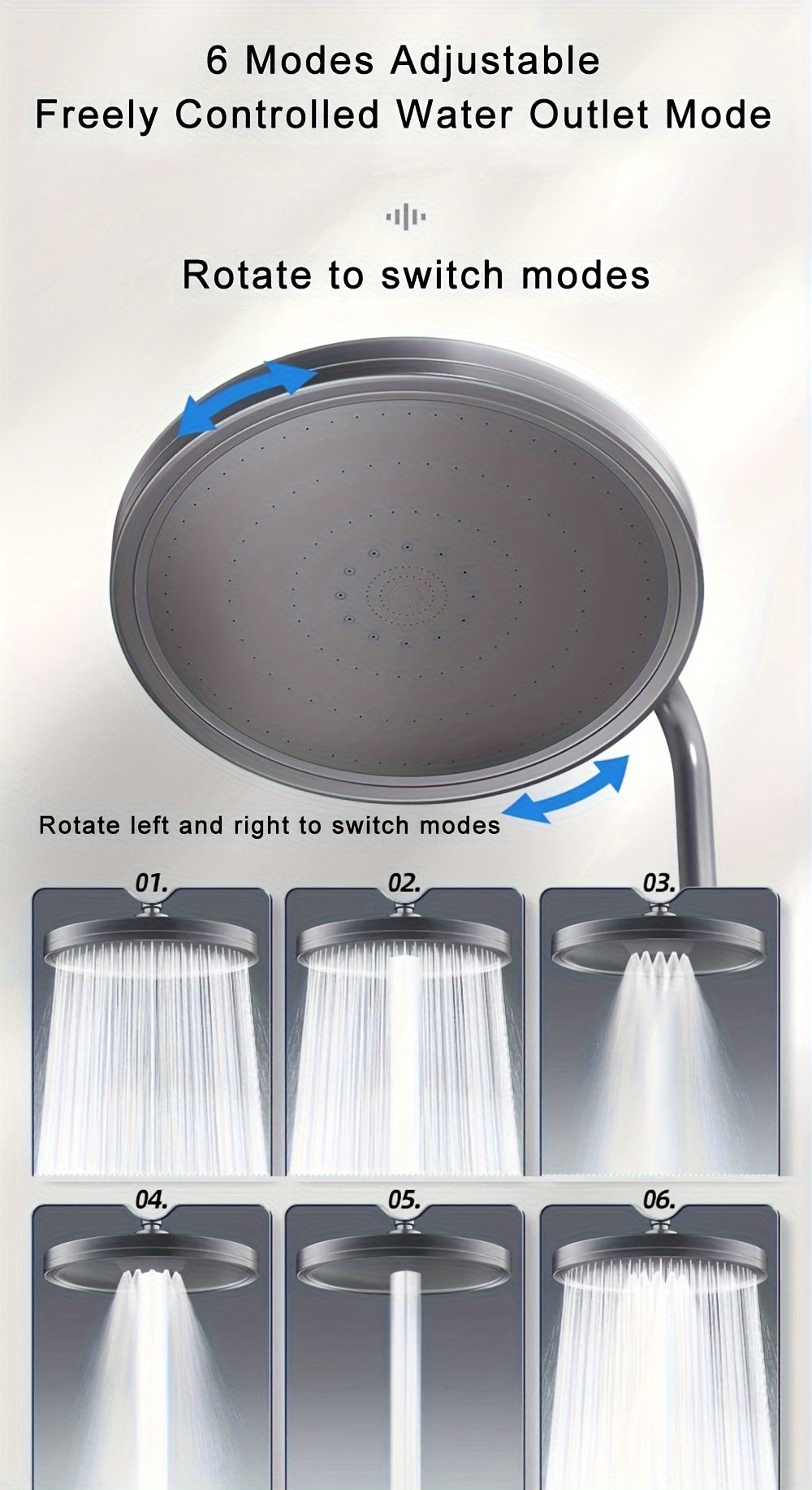 1pc Premium High-pressure Shower Head - Top Spray, Wide Coverage, Lotus Design - Durable, Pressurized, Single-head for a Luxurious Bath Experience - Perfect Household Bathroom Accessory