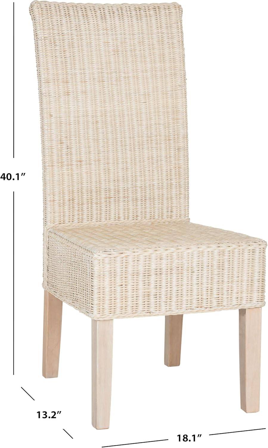 Home Collection Arjun Grey Wicker 18-Inch Dining Chair