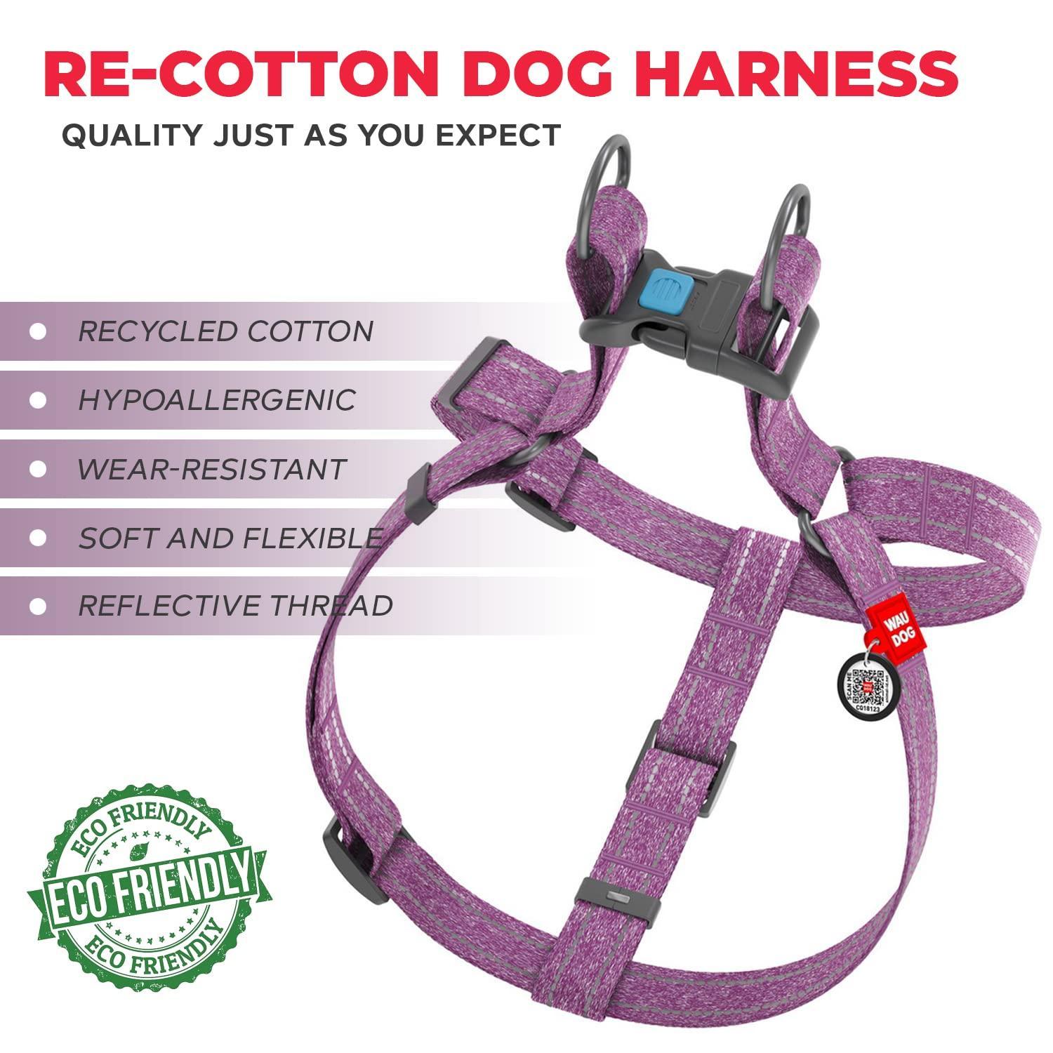 Re Cotton Dog Harness Eco Friendly Dog Harness for Small Dogs Medium &