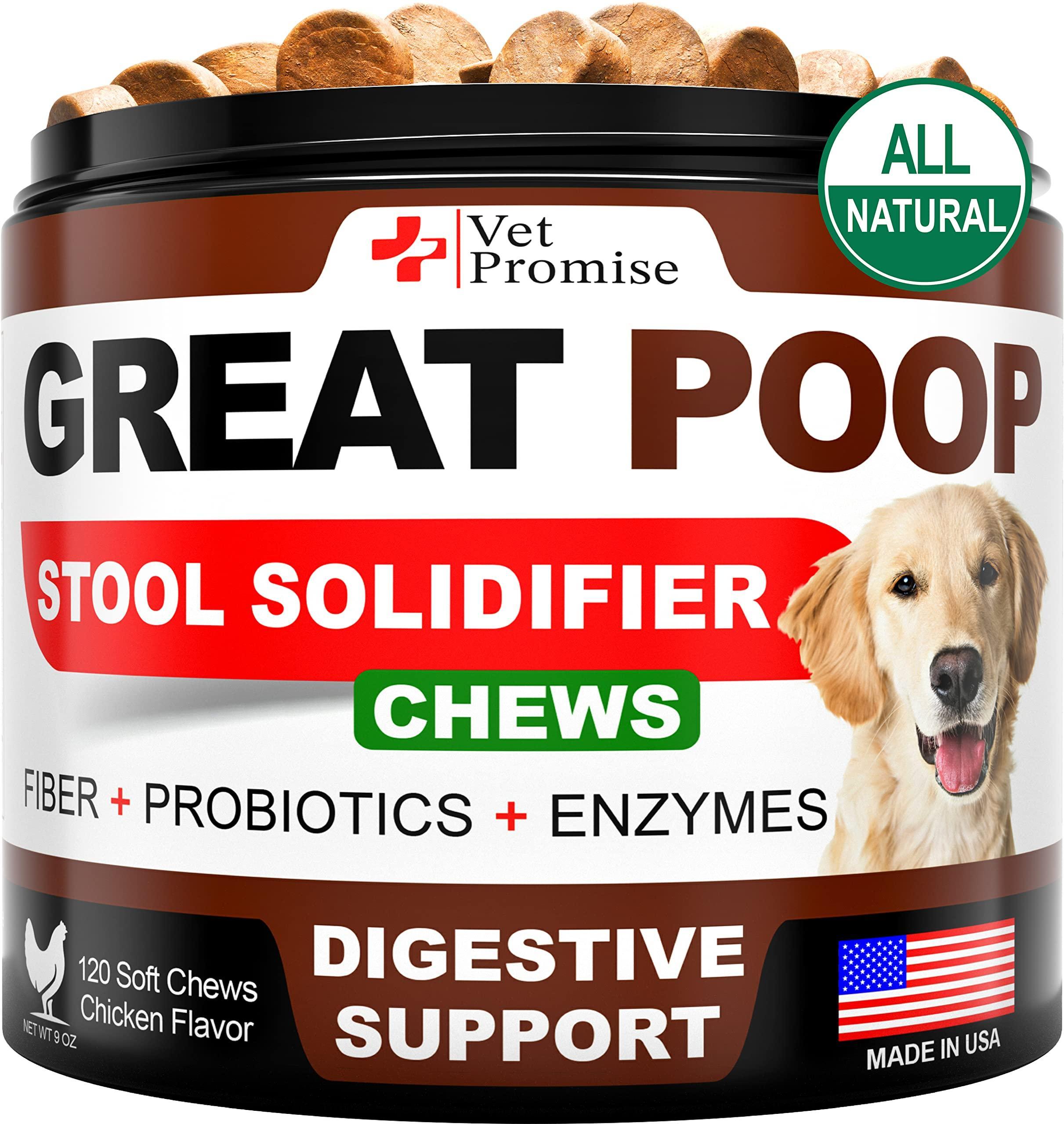 Great Poop Probiotics for Dogs Dog Stool Softener Fiber for Dogs