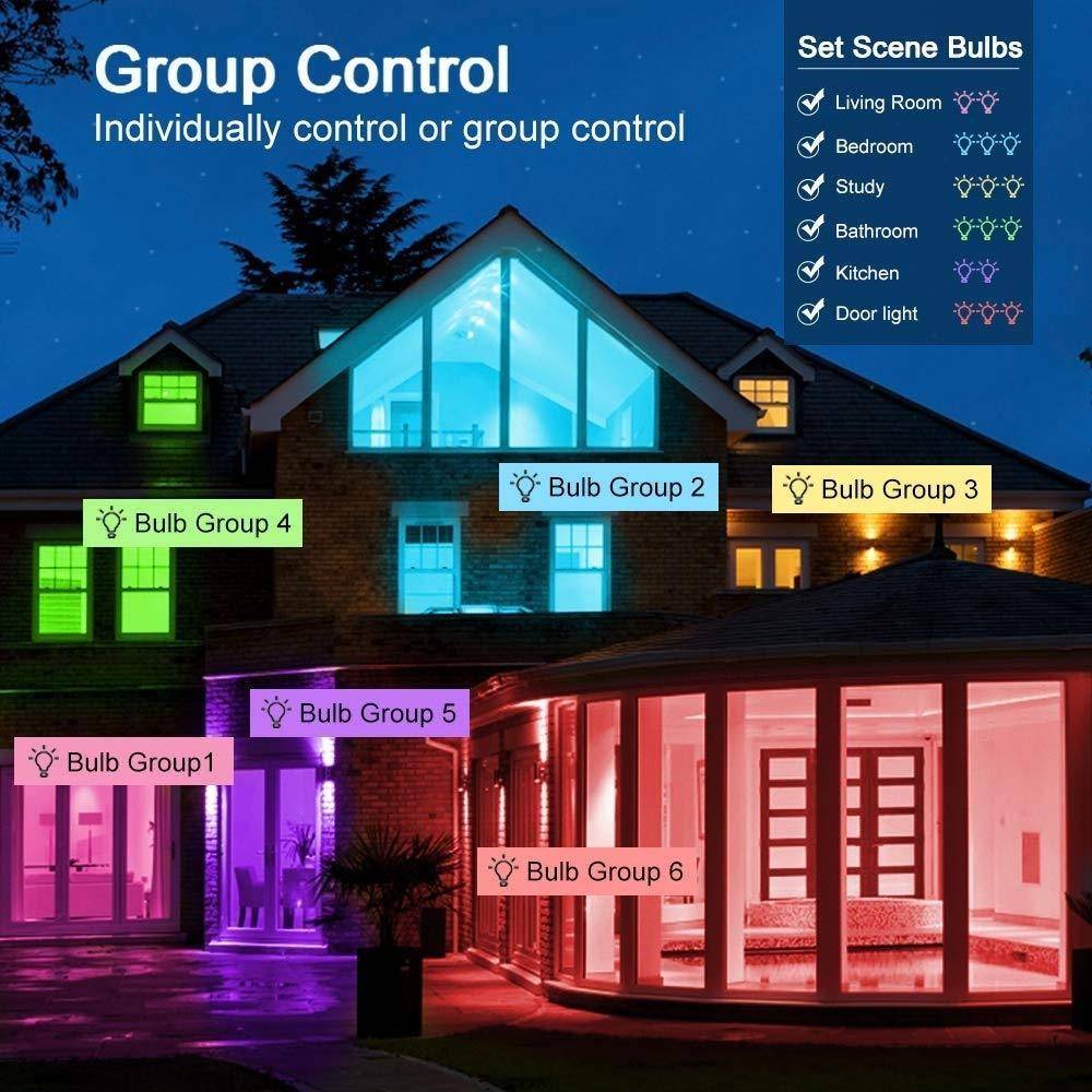 Genie Smart LED Candelabra Bulb E12 (Works with Google Home/Alexa) -