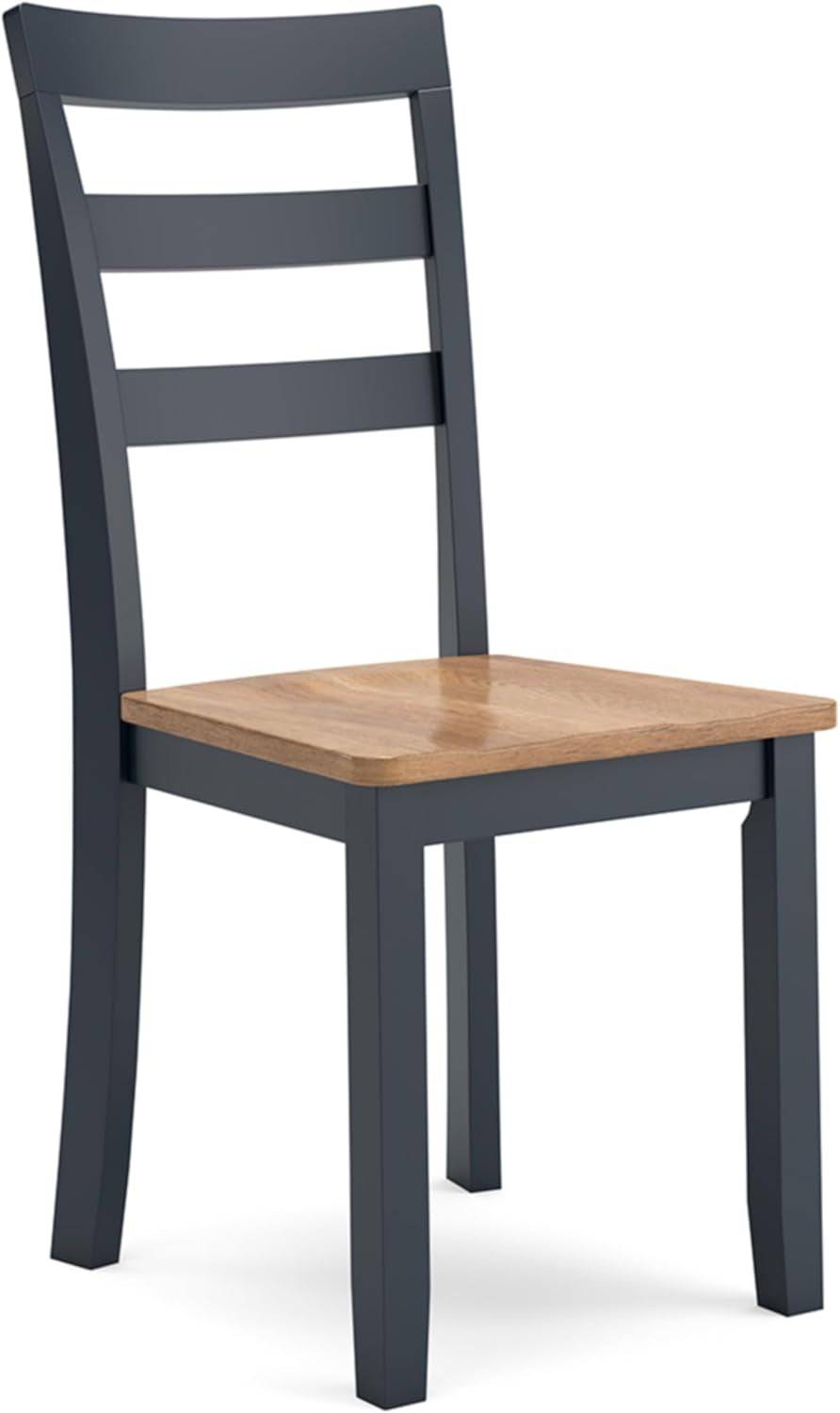 Gesthaven Solid Wood Frame Dining Chair, Set of 2, White/Natural