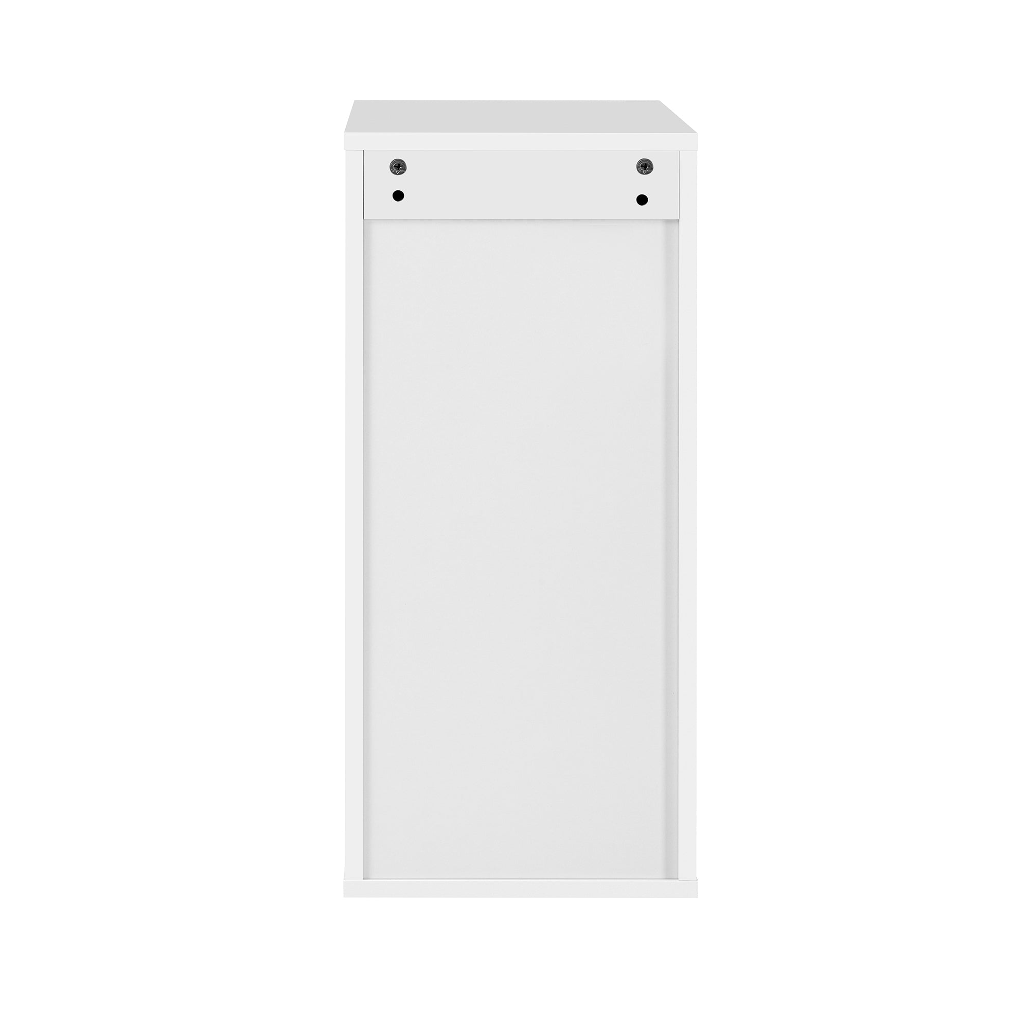 24inch Wall Mounted Floating Cabinet w/Side Cabinet Combo, Rectangular