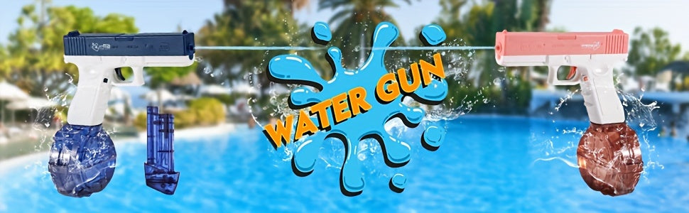 M1911 Glock Electric Water Gun - High-Quality Rechargeable Kids Toy with Large Water Capacity for Summer Games and Fun