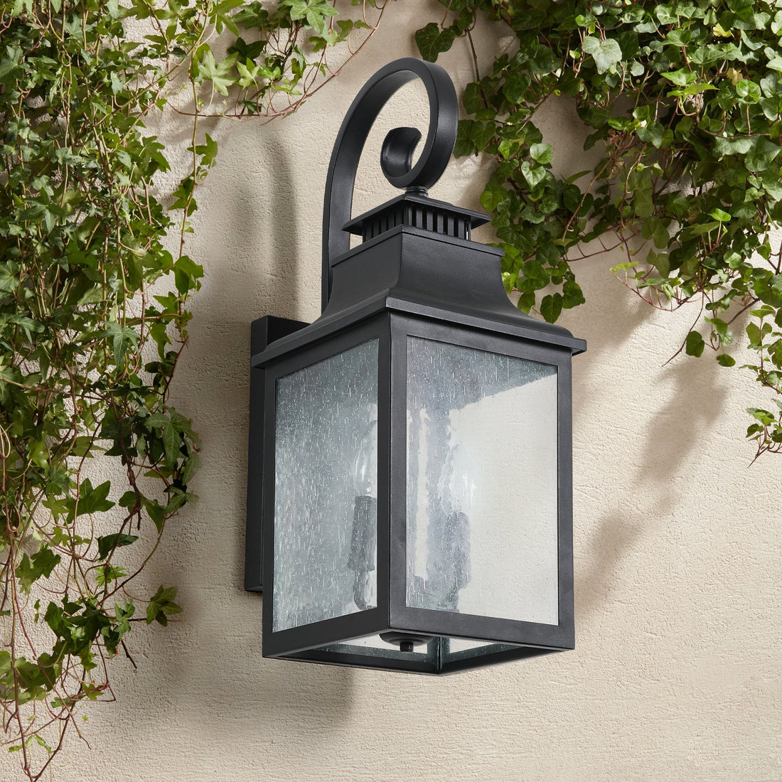 Large Outdoor Wall Lamps With Glass Supports multiple types of light