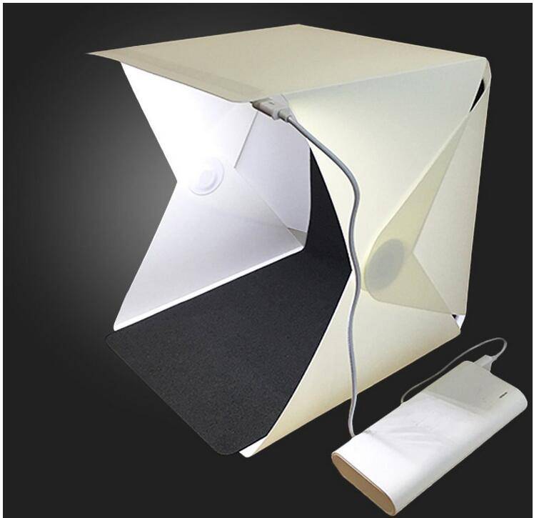 Compact LED foldable studio lamp soft lighting mini portable photo