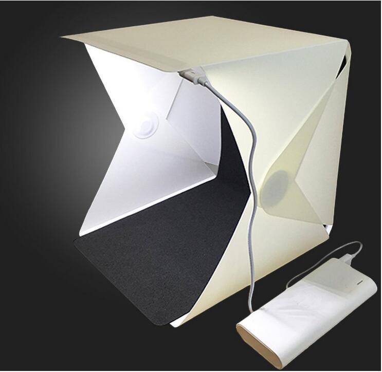 Compact LED foldable studio lamp soft lighting mini portable photo