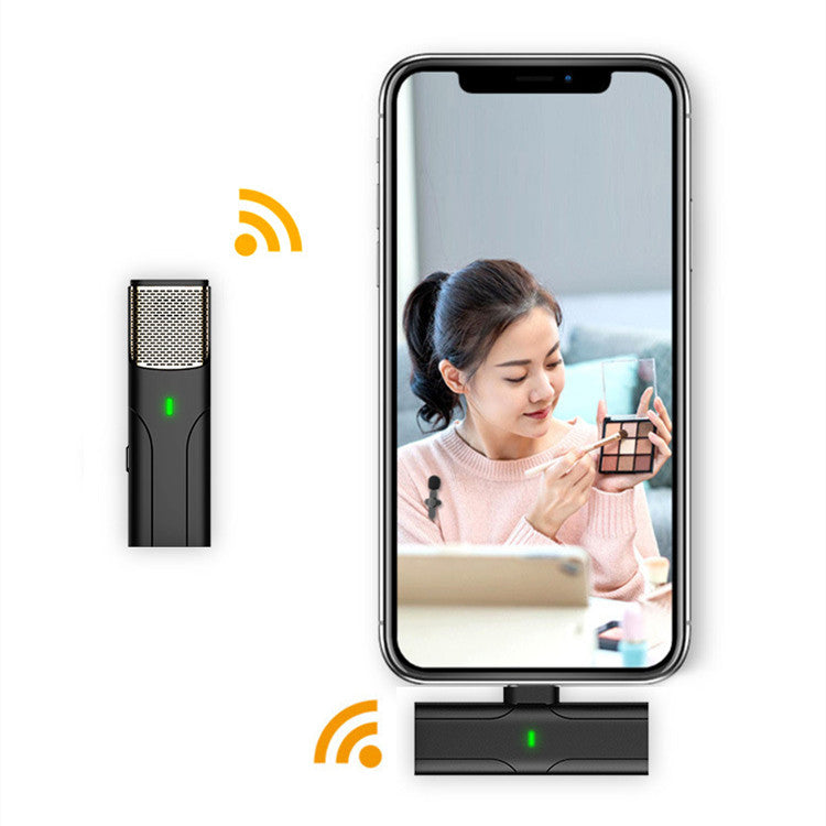 Portable Wireless Lav Mic Bluetooth Audio Recording Device