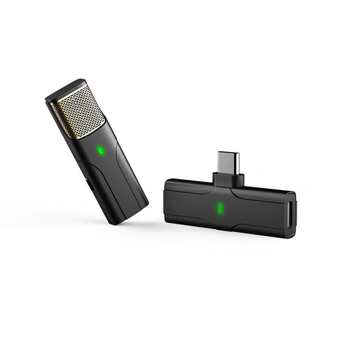 Portable Wireless Lav Mic Bluetooth Audio Recording Device