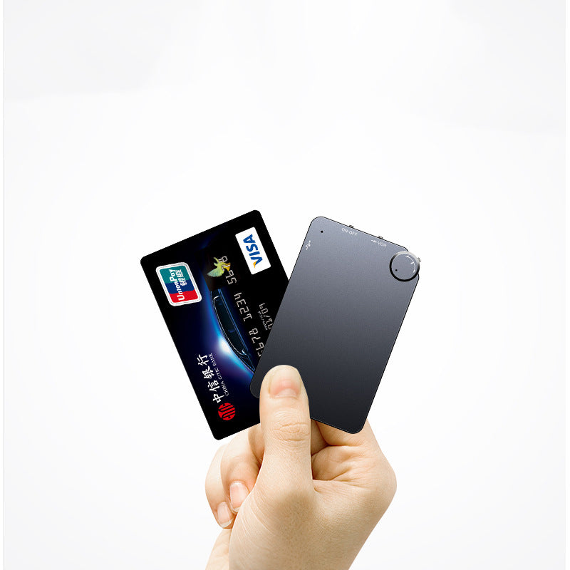 Slim Compact Audio Recorder for Lectures and Notes Portable Mini Sound