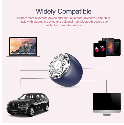 DACOM Q1 Mini Bluetooth Speaker Portable Wireless Audio Bass Stereo