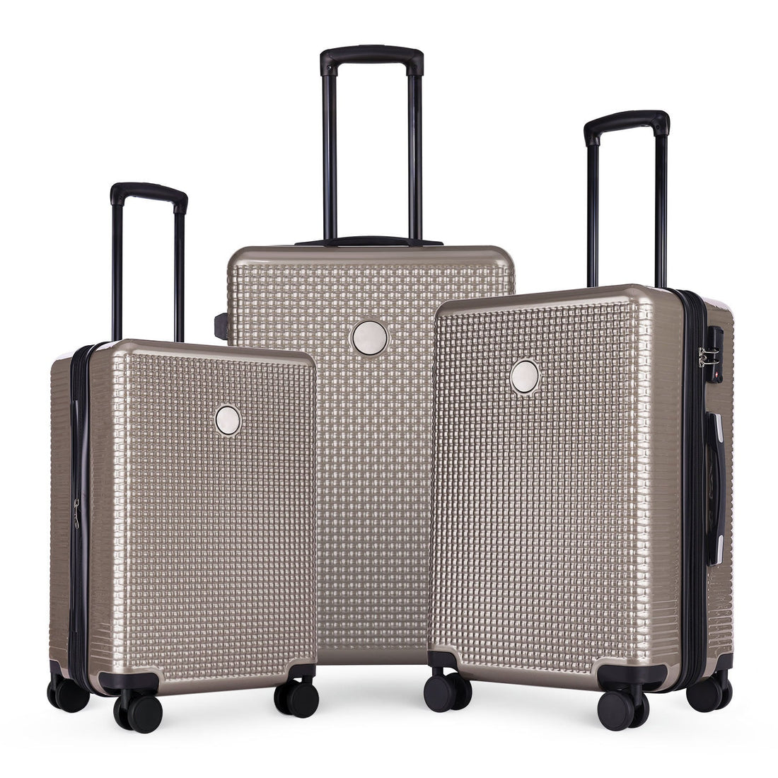 Luggage Sets 3 Piece Hardshell Suitcases with Wheels, Lightweight