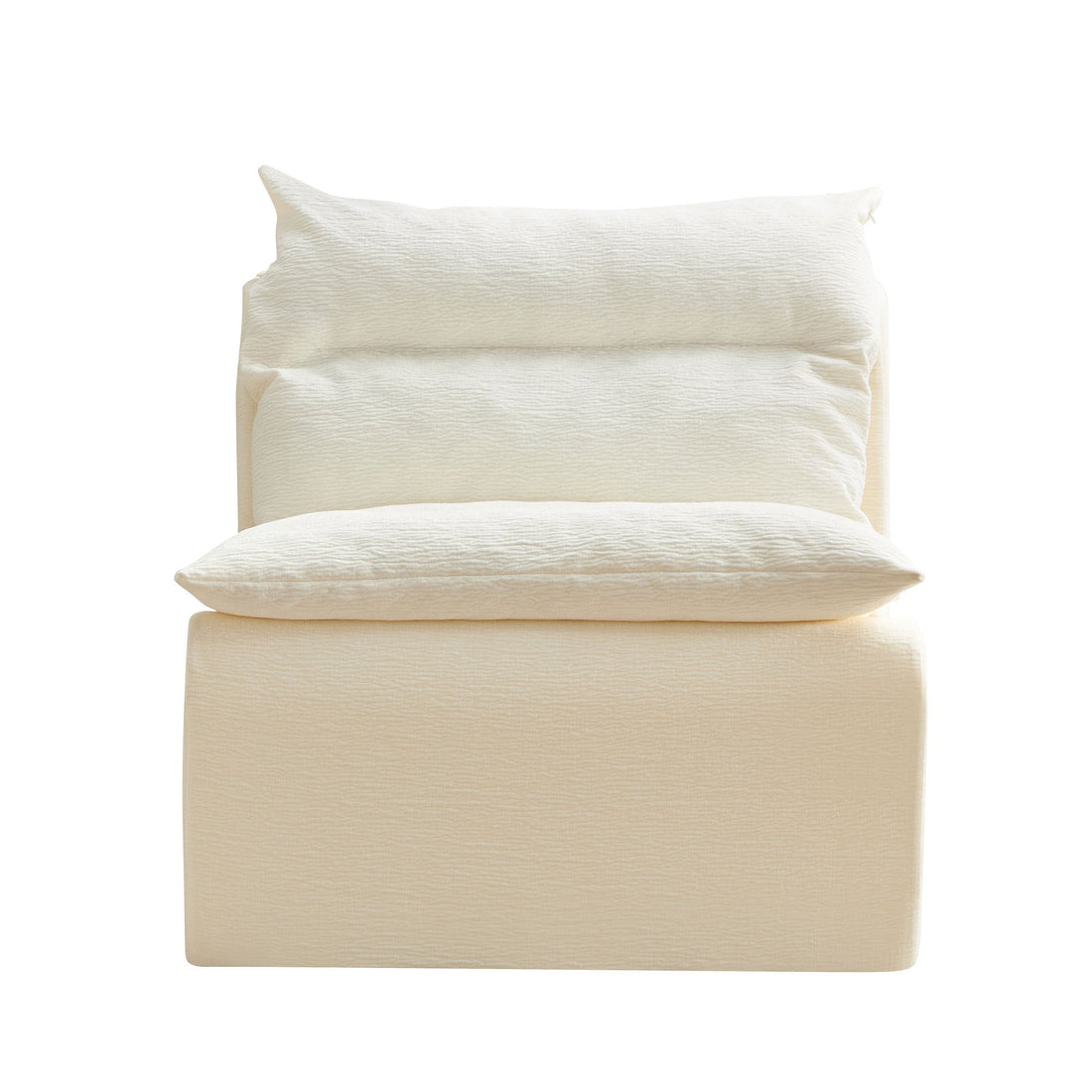 Accent Armless Chair Lazy Floor Seating, Leisure Accent Single Couch