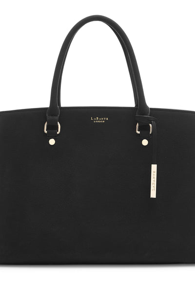 Black - Aricia Vegan Fashion Computer Bag