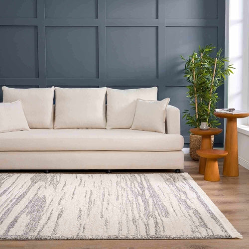 Lave Bone & Taupe Area Rug - Clearance