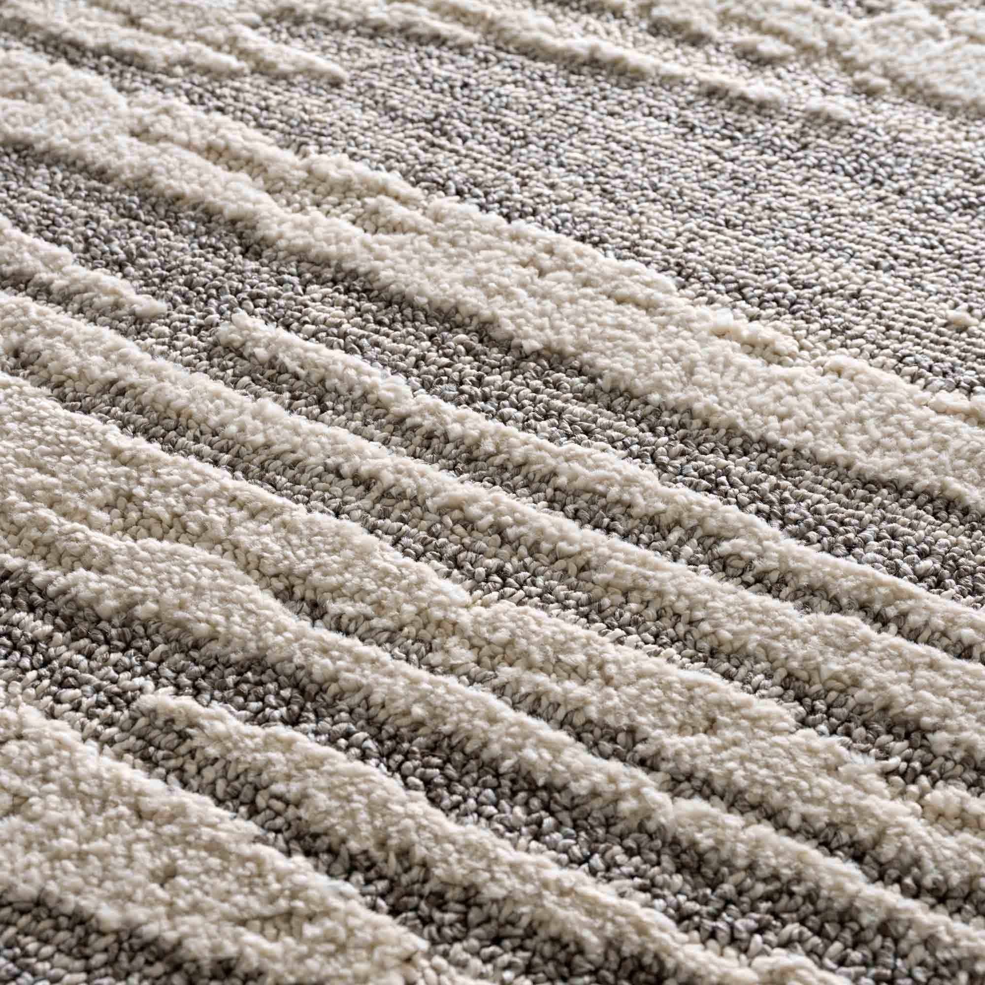 Lave Bone & Taupe Area Rug - Clearance