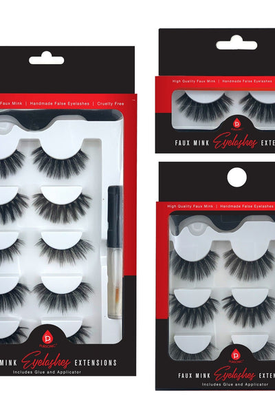 Faux Mink Style False Eyelashes Extensions