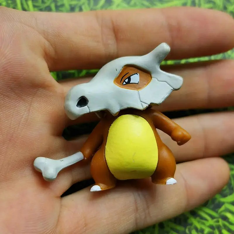 Genuine Pokemon 4cm Mew Cubone Snorlax Eevee Totodile Larvitar Jigglypuff Anime Action Figure Toys Dolls Child Birthday Gift