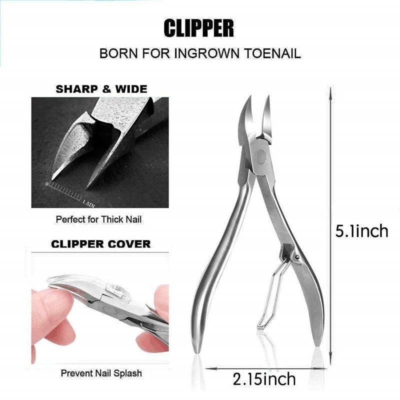 Professional Pedicure Tools Ingrown Toenail Tools Kit Nail Care