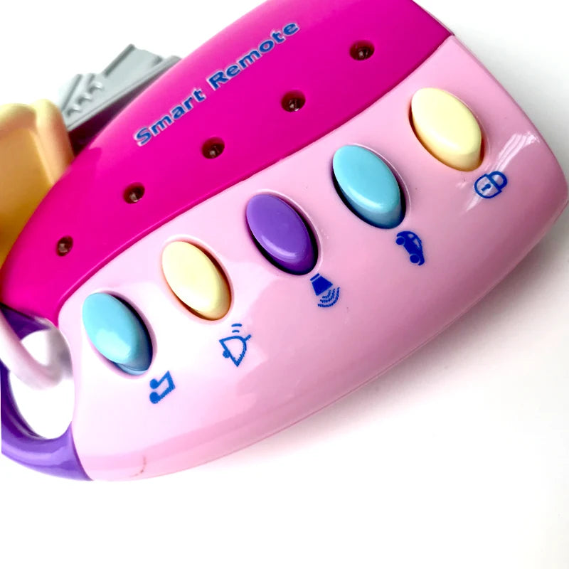 2022 New Baby Toy Musical Car Key Vocal Smart Remote Car Voices Pretend Play Educational Toys For Children Baby Music Toys