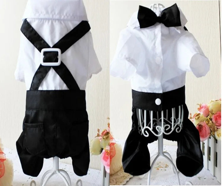 Dog Tuxedo Suit Costume