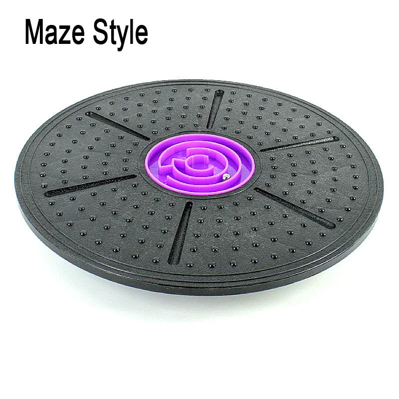 Yoga Balance Board Disc Stability Round Plates Exercise Trainer for Fitness Sports Waist Wriggling Fitness Balance Board XA275A