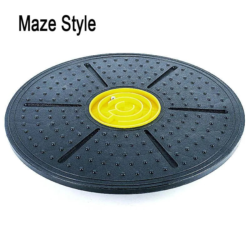 Yoga Balance Board Disc Stability Round Plates Exercise Trainer for Fitness Sports Waist Wriggling Fitness Balance Board XA275A