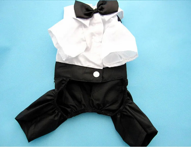 Dog Tuxedo Suit Costume