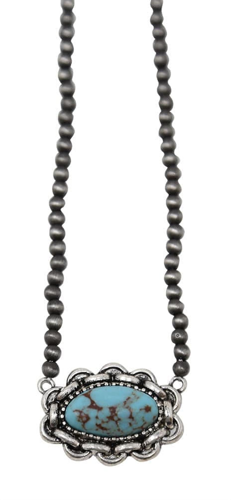 Beautiful Bead and Stone Necklace