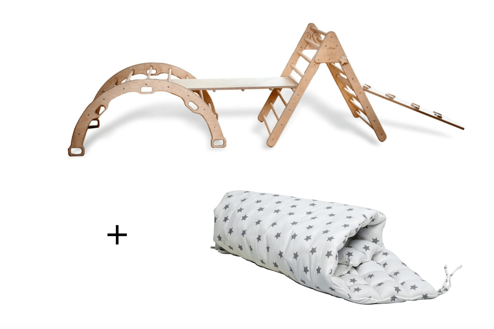 5 Pieces Climbing Set Triangle Arch 2Ramp Pillow