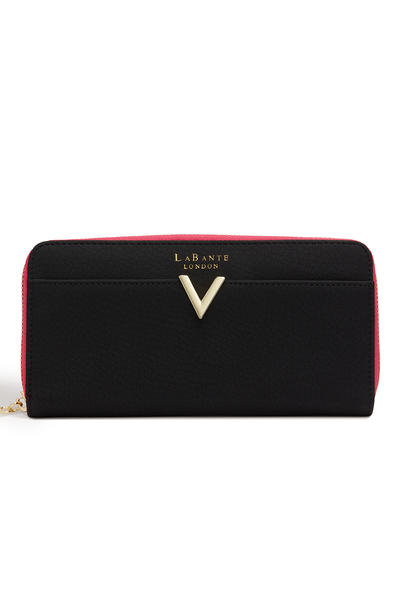 Kindness Black Vegan Two-Tone Wallet