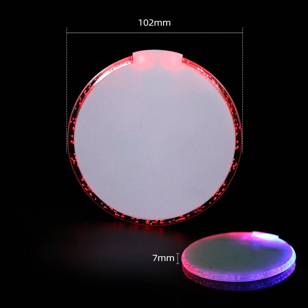 Party Supplies Bottle Acrylic Led Light Coaster (200 Pack)