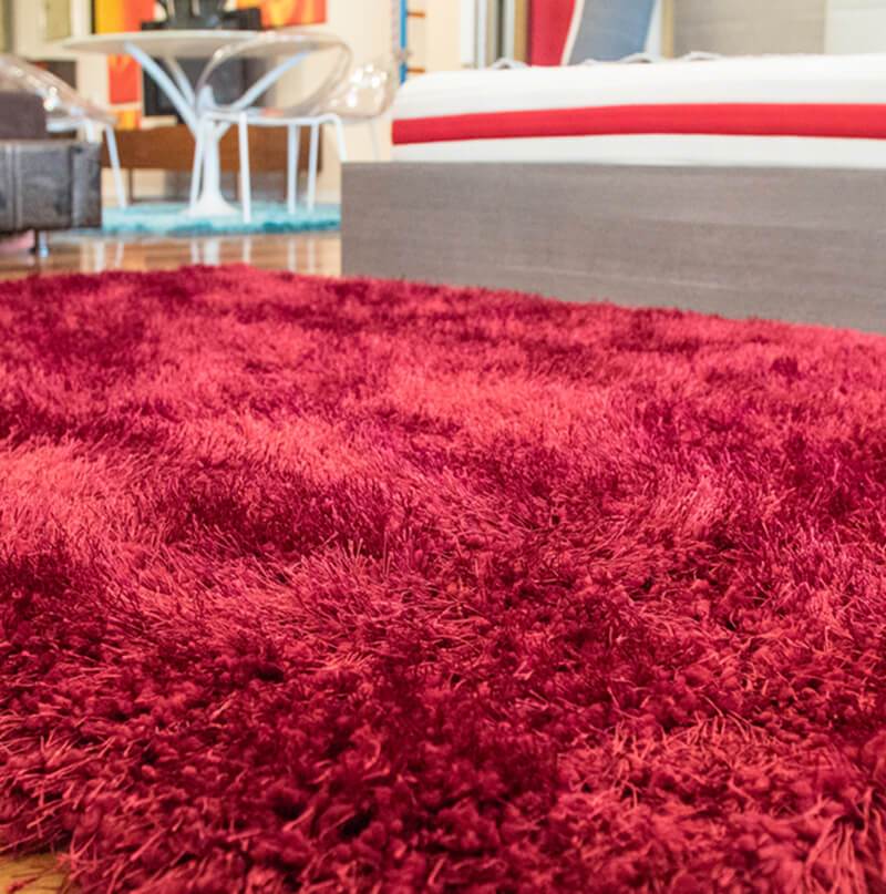 Chubby Burgundy Area Rug (8-ft x 11-ft)