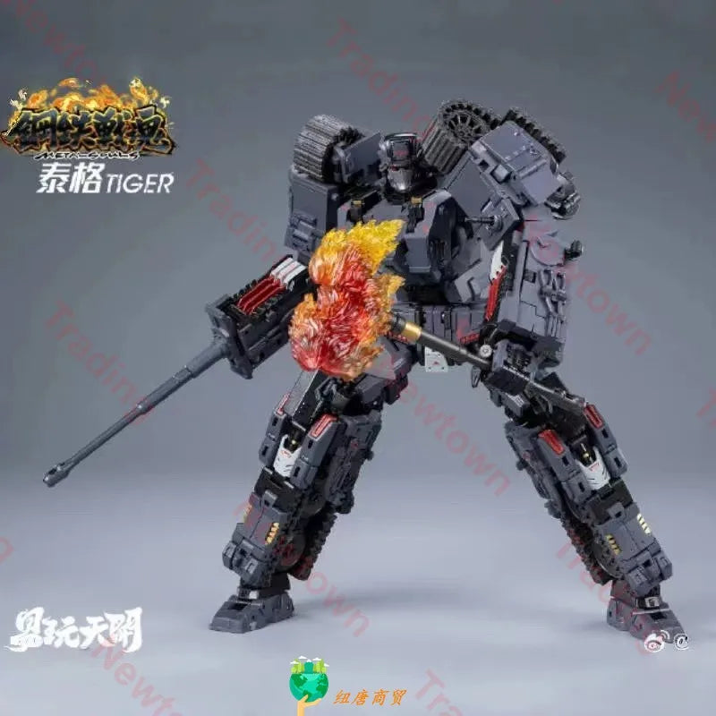 【IN STOCK NOW】TOYSEASY Transformation YW2412 YW-2412 Tiger Tank TETAL Steel War Soul Action Figure