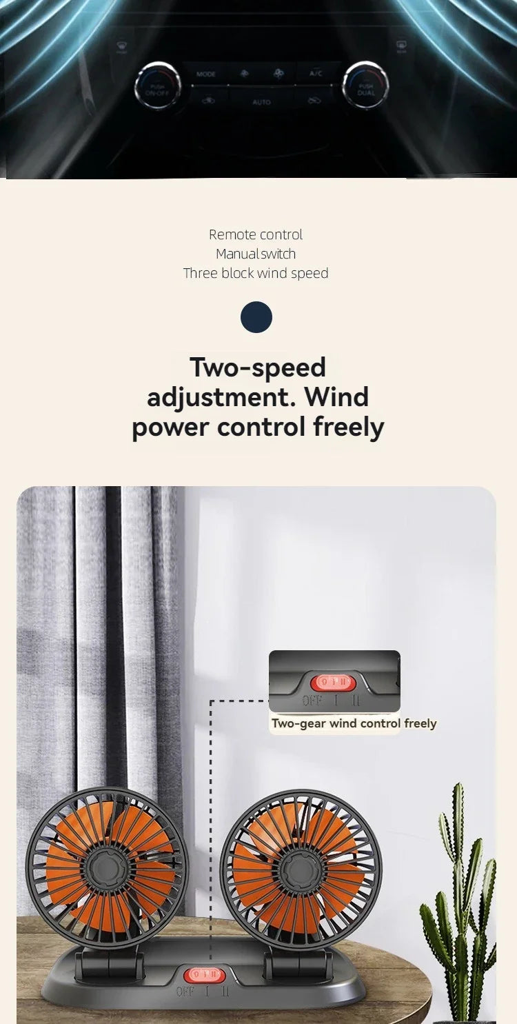 The sedan is a universal double-headed fan van with a large wind power electric fan for cooling