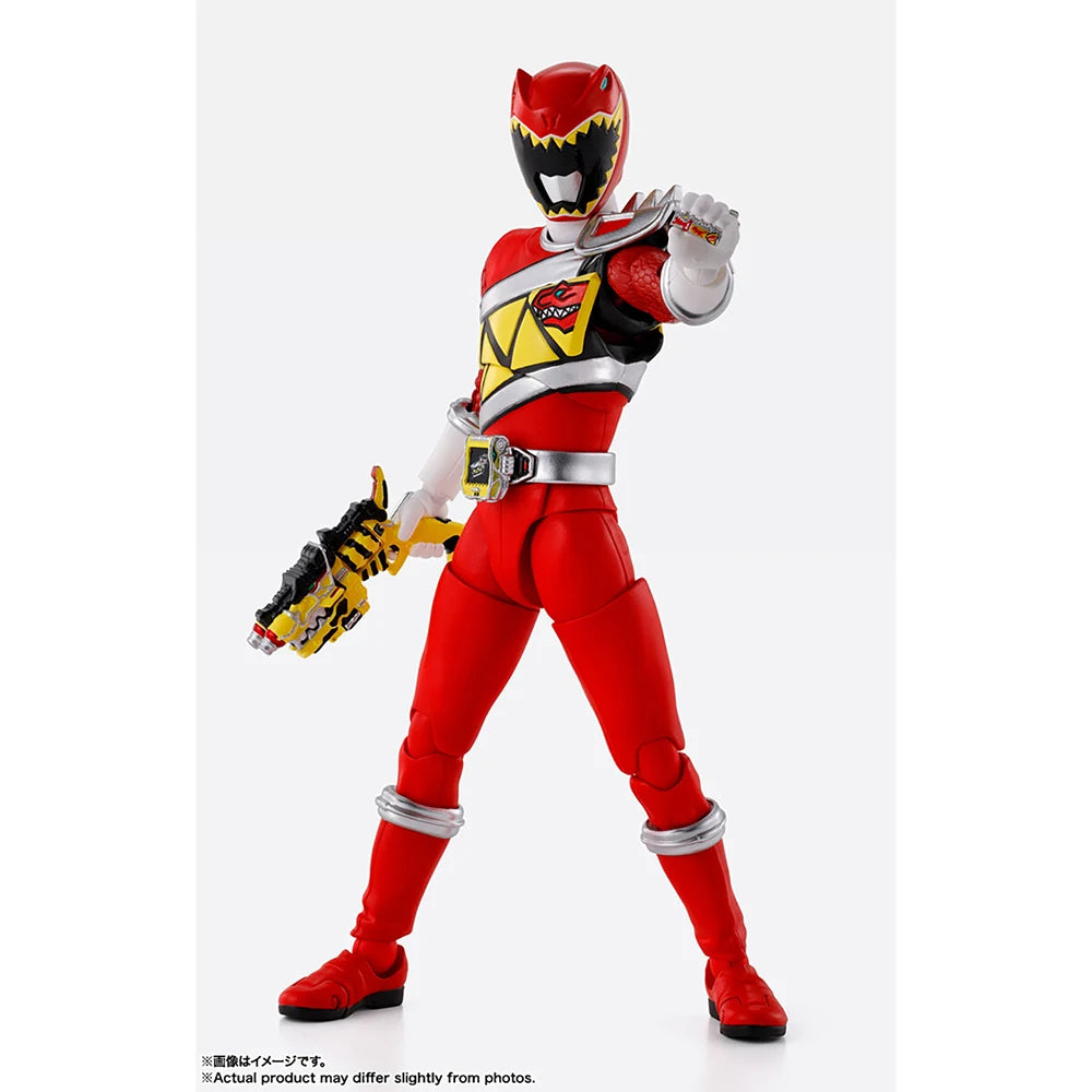 In Stock Bandai S.h.figuarts Shinkocchou Seihou Power Rangers Red Ranger Action Figures Model Toys