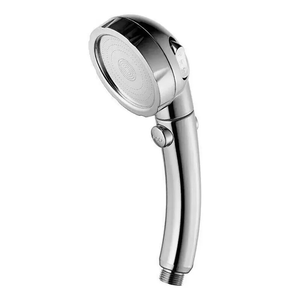 Shower Head Adjustable Water Saving Shower Head 3 Mode Water High Pressure Head With Stop Button