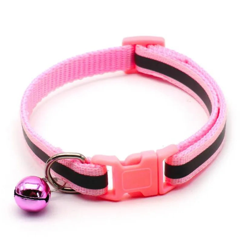 Reflective Dog/Cat Collar with Bell