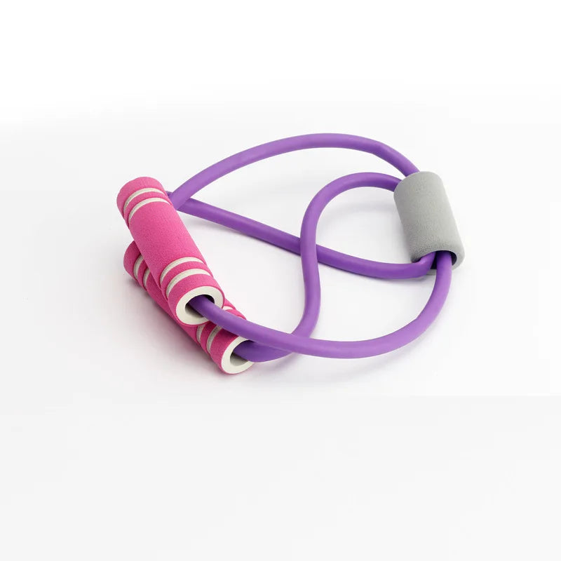 Yoga Elastic Band Home Fitness Equipment Portable Upgraded Shoulder Opening And Back Beautification 8-Line Tension Rope